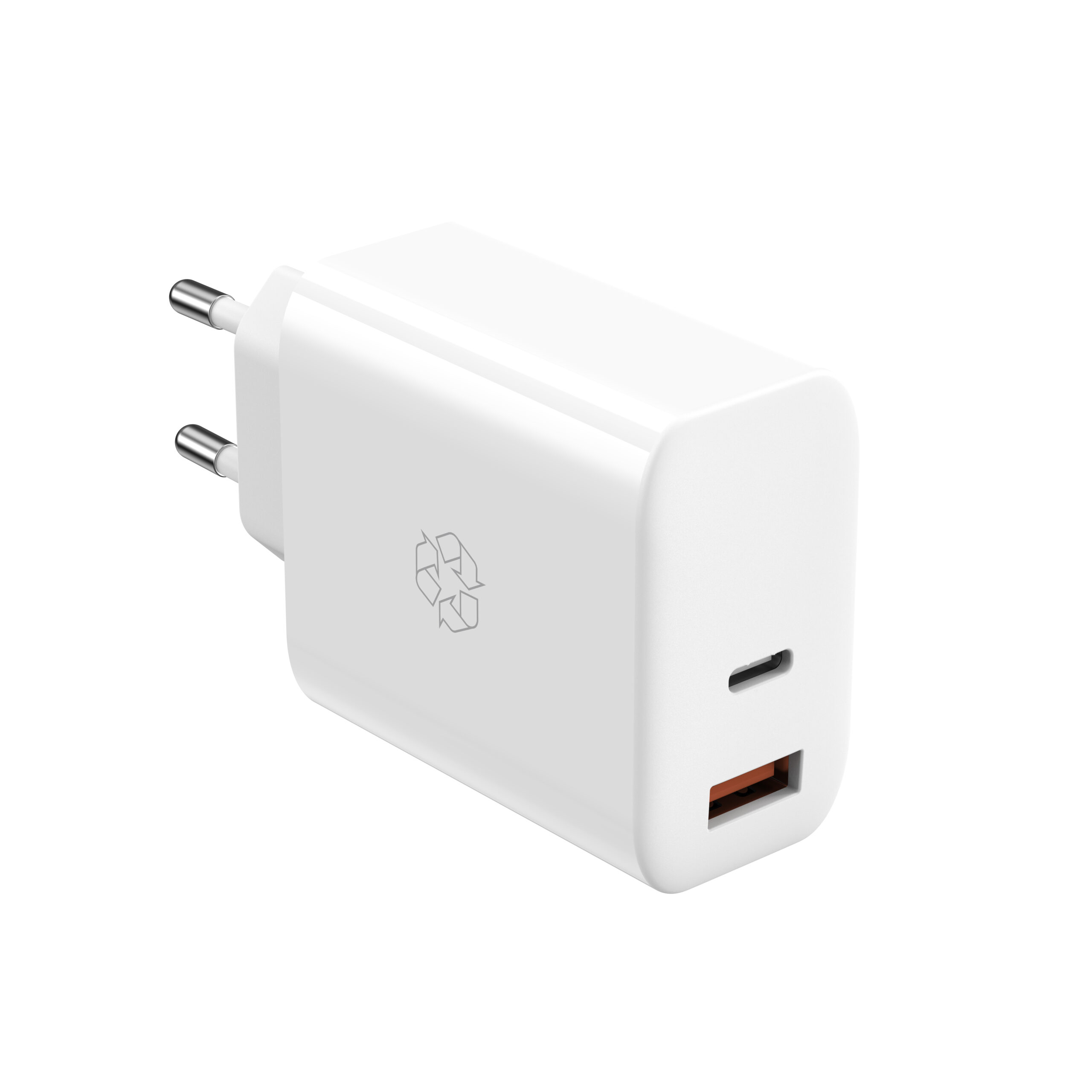 ËSSENTIALS 65W USB-A & USB-C GaN Oplader