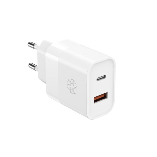 ËSSENTIALS 30W USB-A & USB-C Oplader