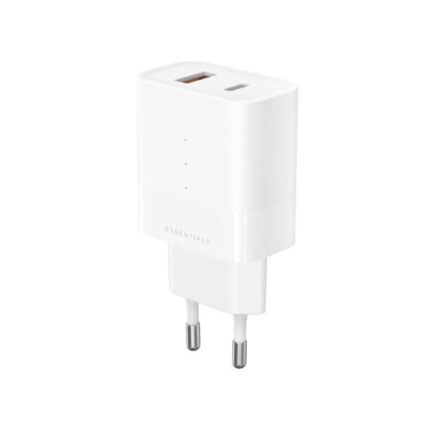 ËSSENTIALS 30W USB-A & USB-C Oplader