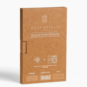 ËSSENTIALS iPhone 17/16 Pro Skærmbeskytter - Genbrugsglas + Smart Applicator (Bulk)
