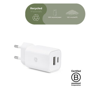 ËSSENTIALS 45W USB-A & USB-C GaN Oplader